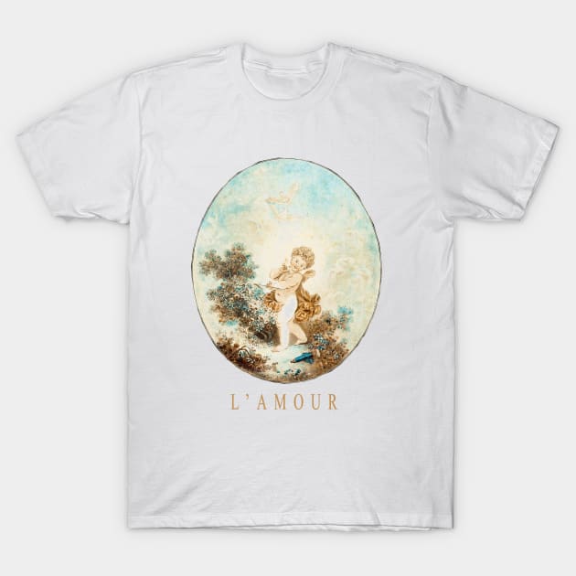 Eros Love Vintage Art T-Shirt by thecolddots